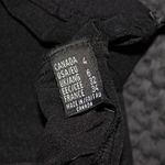 vintage 90s y2k black sexy strapless asymmetrical applique tube maxi dress gown Photo 7