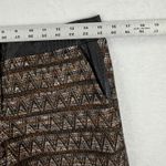 Trina Turk Geometric Tweed Faux Leather Trim Shorts Women Size 4 Photo 1