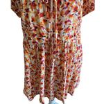 Torrid NWOT- Beautiful orang me and red floral babydoll top, smocked back, ties in front, brand new, size 2X  Photo 1