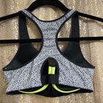 Nike  DRI FIT Training Padded Gray Leopard Racer Back Sports Bra 32C Photo 1