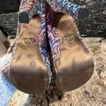 Betsey Johnson  Stilettos Chevron Open Toe Heels Purple Pink Size 7.5 ~Sashh~ New Photo 6