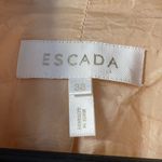 Escada butter yellow cashmere silk women's blazer size 38 Piacenza fabric Photo 2