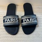 New. Navy Blue “PARIS” Slide Sandals – Knox Size 5 Photo 4
