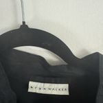 Bryn Walker  100% Linen Black Button Front Shirt Lagenlook Womens Medium Photo 2