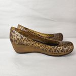 Crocs  Women's Shoes Carlisa Animal Print Wedges Size 6 Photo 5
