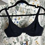 SKIMS  Cotton Jersey Mesh Lining Underwire Bra‎ Soot Size 36D black Photo 3