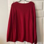 IMAN SWEATER/PONCHO SIZE M/L brand new color red LENGHT 30” see all photos Size M Photo 3