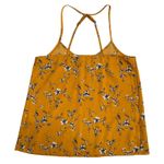 Hollister  Women's Strappy‎ Floral Tank Top - Golden XS - EUC Photo 1