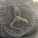 COS  Jeans Women’s Size 10P Gray Charcoal Inseam 28.5‎ Bling Embroidery Studs Photo 5