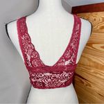 Altar'd State Altar’d State Intimates Burgundy Maroon Sheer Lace Bralette Small Medium Photo 2