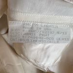 Ralph Lauren Purple Label Jamie Pants Cream Linen Silk Shimmer Wide Leg Approx 8 White Photo 6