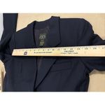 Charter Club Womens Jacket 4P 100% Wool Navy Blue Long Sleeve 2 Pocket 1 Button Photo 9