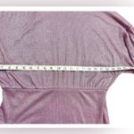 Free People Glam Metallic Banded Turtleneck Sz L Sweater Colorful Lightweight Photo 8