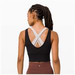 Lululemon Power Pivot Ribbed Tank - Black Photo 2