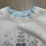 Vintage 90s Grandma/ Grunge White Snowman "ugly" Christmas sweatshirt, Womens M‎ Size M Photo 5