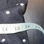 Loft  Women's Polka Dot Belted Romper Sleeveless V Neck Jumpsuit Shorts Black Pet Photo 9