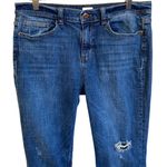 Sneak peek Midrise Skinny Cropped Jeans Distressed 13/W31 Photo 2