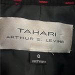 Tahari ‎ black and red blazer jacket women’s size 8 Photo 3