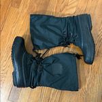 Sorel Snowlion Boots Waterproof Winter Warm Rubber black women's size 9 Photo 3