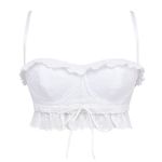House Of CB  Federica White Broderie Anglais Bralette Top Medium Photo 1