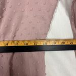 SheIn  Curve Dress Women's 1X Pastel Pink Chiffon Coquette Cottagecore Romantic Photo 4