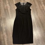 Eliza J  Laser cut Scuba sheath dress black Photo 3