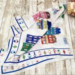 Unbranded Paris Village Theme Silk ”x 36.5” Square Scarf Photo 0