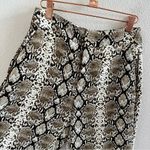 Banana Republic  Wide Leg Career Pants Professional Snakeskin 2 Petite Photo 3