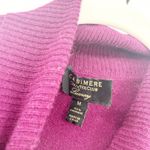Charter Club Womens Fall Knit 100% Cashmere Turtleneck Sweater Size M Purple Photo 2