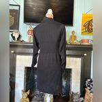 Magaschoni  Cowl Neck Longsleeve Black Dress Medium Photo 4