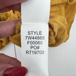 Lucky Brand Sz XS Top Babydoll Ruffle Oversized Peasant Boho V-neck Blouse Photo 9