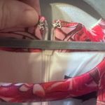 Alexia Admor  cold shoulder peplum pink floral top. Size small. Puff cap sleeves Photo 6