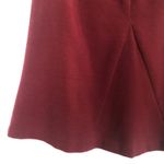 Wrapper  High Waisted Red A Line Skirt Photo 7