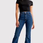 Abercrombie & Fitch Abercrombie Fitch Womens Jeans Blue Vintage Flare High Rise Denim Dark Wash 26/2 Photo 0