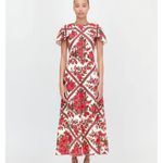 Hill House  Davina Dress in Red Diamond Rose Photo 2