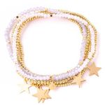 The Great LAST ONE -SHOOT FOR THE STARS BEADED BRACELET -  STOCKING STUFFER Photo 0