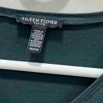 Eileen Fisher Viscose-Jersey Three-Quarter-Sleeve V-Neck Dress size pp Photo 2