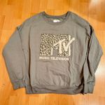 MTV Brand Mtv Sweatshirt With Leopard Print  Photo 0