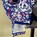 Preppy Plus Size 2X Tennis Skort Blue Geometric Activewear Sporty Stretch Photo 2