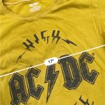 American Eagle  glitter yellow AC/DC band tee Photo 1