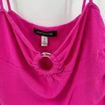 Urban Outfitters Pink O-Ring Spaghetti Straps Cropped Cami Top Size Large Photo 2
