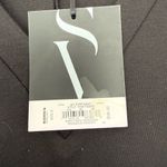 Simply Vera Wang Women’s Small Black Ruffle Vneck Short Sleeve Dress New Photo 1