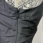 Bebe silk beaded bubble hem mini dress in black - size XS Photo 10