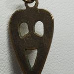 Vintage 12 Karat Gold Plated Heart Necklace Gold Photo 3