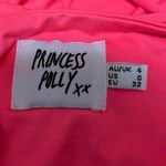 Princess Polly  Pink Spaghetti Strap Cinched Tie Cami Camisole Crop Tank Top Sz 0 Photo 2