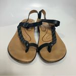 Aetrex  Evie‎ braided leather sandals black womens size 41 Photo 1
