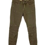 ALLSAINTS NWT All Saints Biker Moto Zipper Accents Ankles Cropped Skinny Jeans Size 28 Photo 0