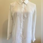 Norton Mcnaughton White Long Sleeve Button Down Shirt Photo 0