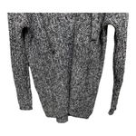 Aerie  Knit Oversized Sweater Gray Cross Lace Up Neckline Size Small Cotton Blend Photo 2