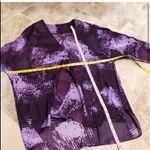 🆕 Privé purple satin pullover long sleeve v neck blouse top Size L Photo 2